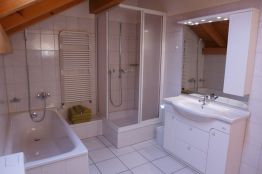 WC Bad Dusche Lavabo Spiegelschrank